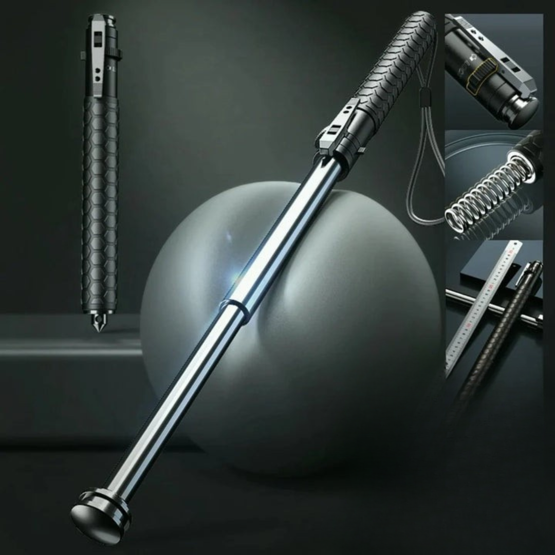 Adjustable Hiking Walking Stick with LED Light