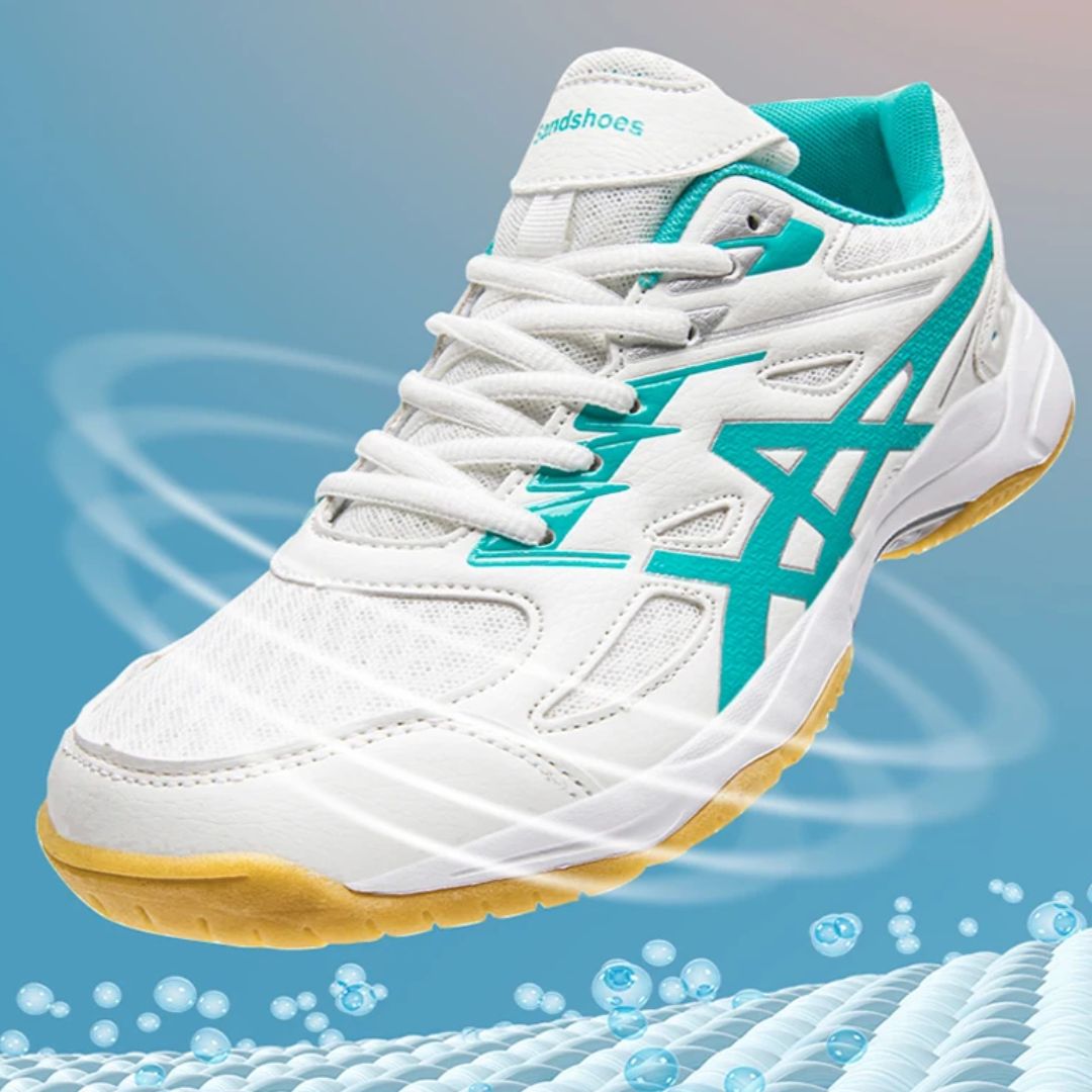 Flexible Shock-Absorbing Badminton Shoes with Grip