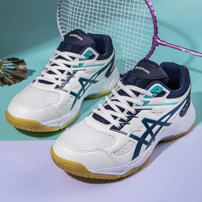Flexible Shock-Absorbing Badminton Shoes with Grip