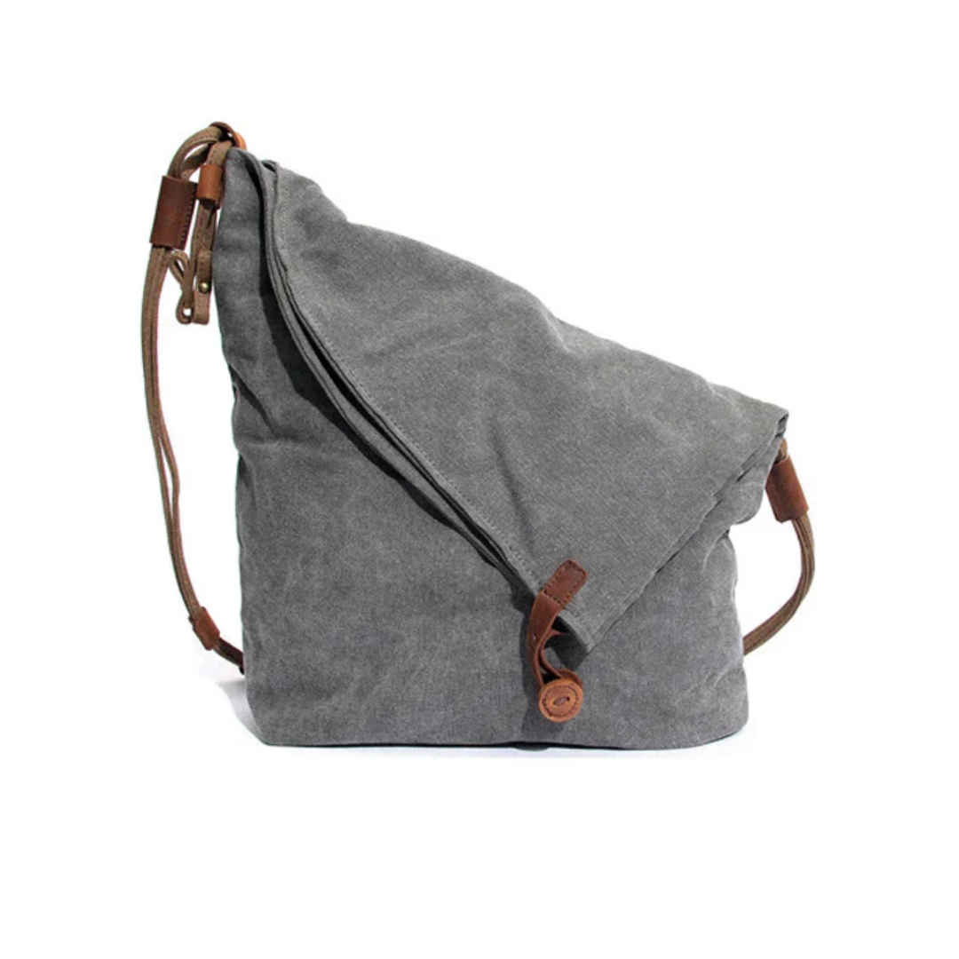Soft Shoulder Bag with Zipper Closure
