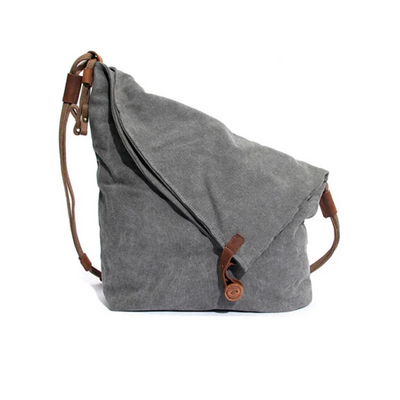 Soft Shoulder Bag with Zipper Closure