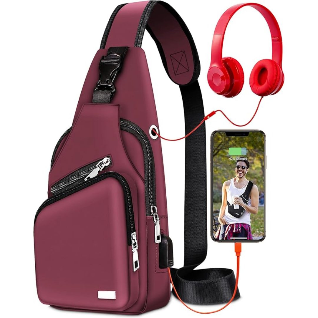 Waterproof Sling Bag for Travel and Hiking