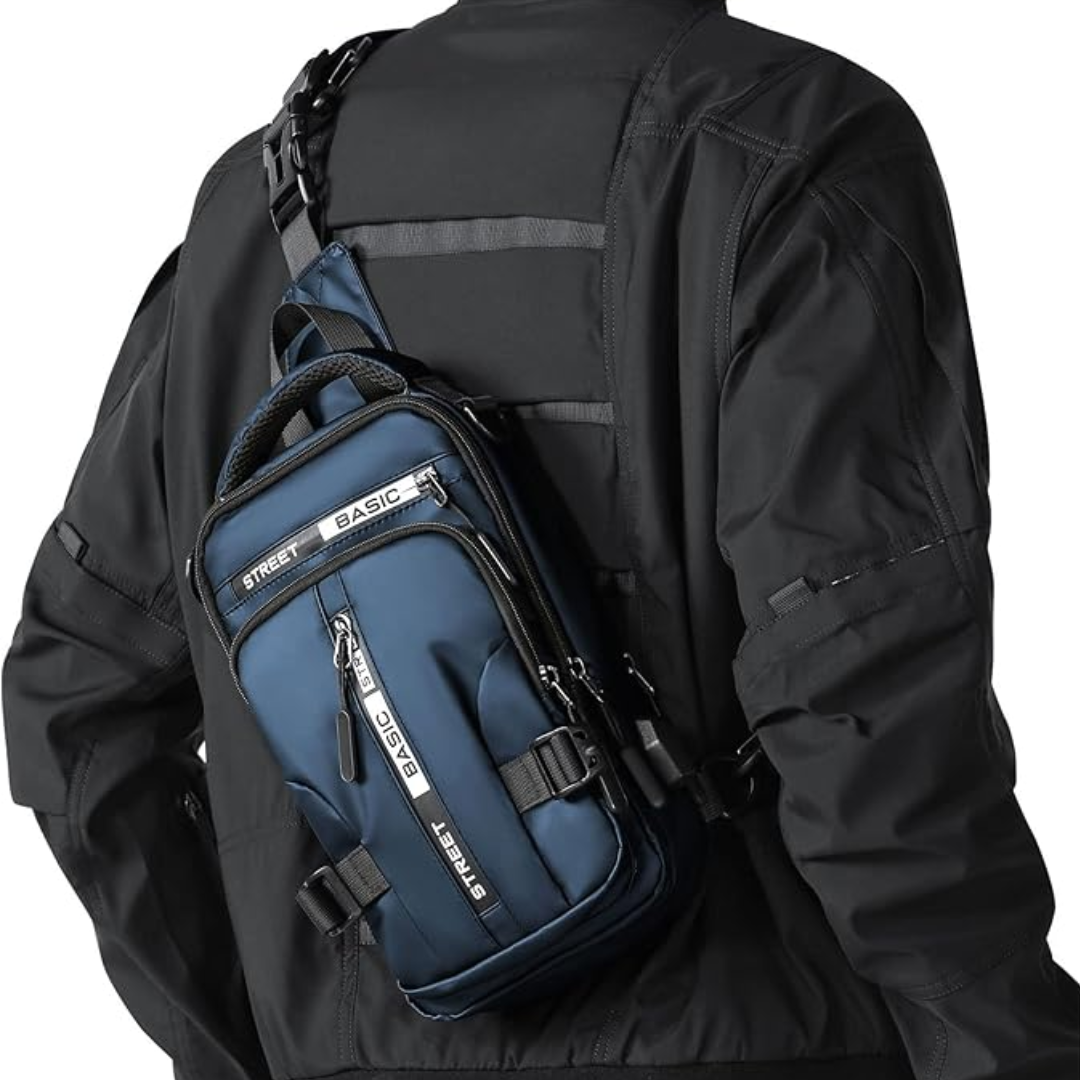 Compact Crossbody Sling Backpack for Travel & Hiking