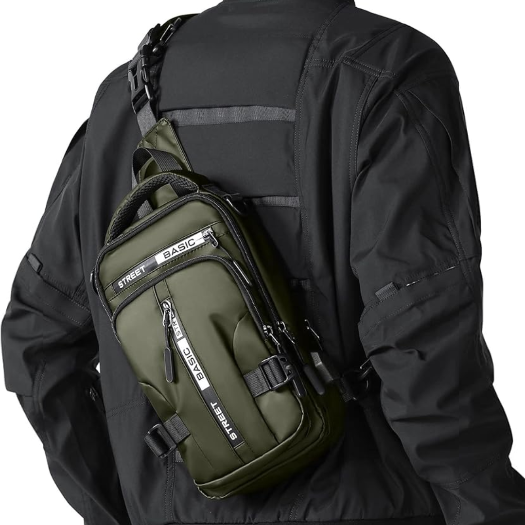 Compact Crossbody Sling Backpack for Travel & Hiking