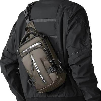 Compact Crossbody Sling Backpack for Travel & Hiking