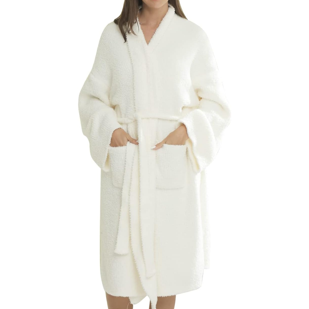 Women’s Leopard Print Spa Bathrobe – Lightweight