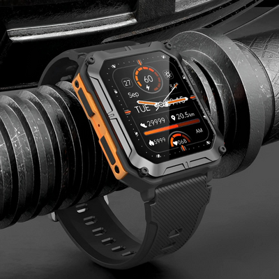 Rugged Smartwatch with Health Tracking & Calls