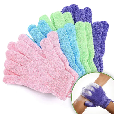 Exfoliating Bath Gloves for Shower – 2 Pack