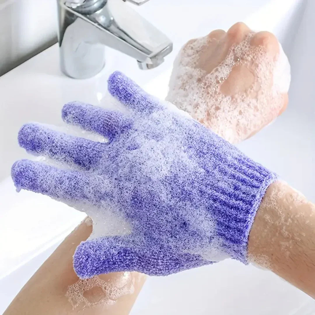 Exfoliating Bath Gloves for Shower – 2 Pack