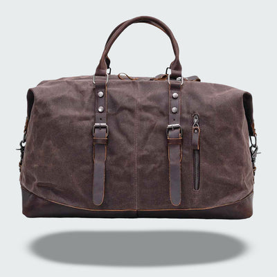 Valour Canvas & Leather Travel Duffle Bag – 35L