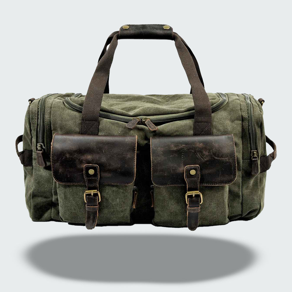 Vanguard Waxed Canvas & Leather Travel Duffle – 36.5L