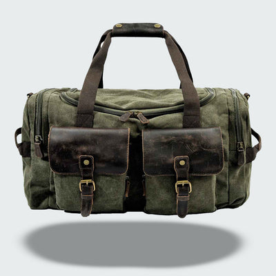 Vanguard Waxed Canvas & Leather Travel Duffle – 36.5L