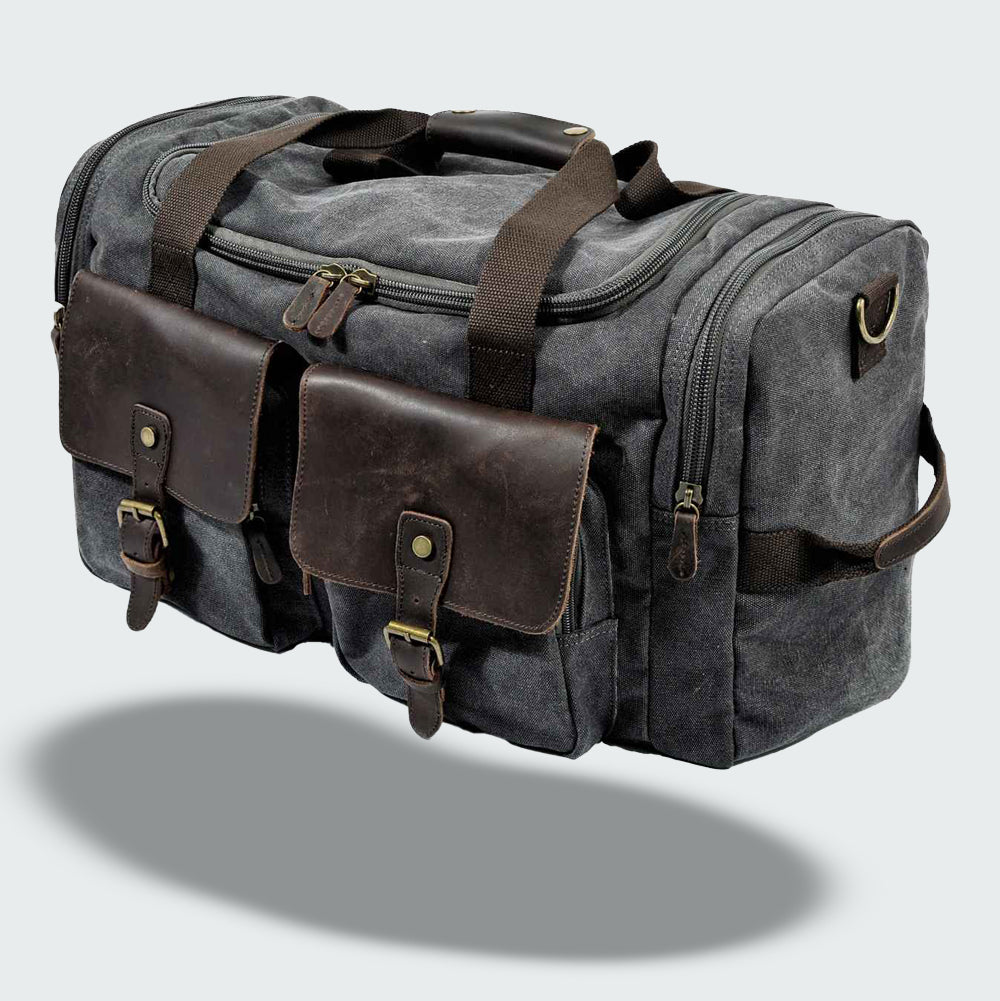 Vanguard Waxed Canvas & Leather Travel Duffle – 36.5L