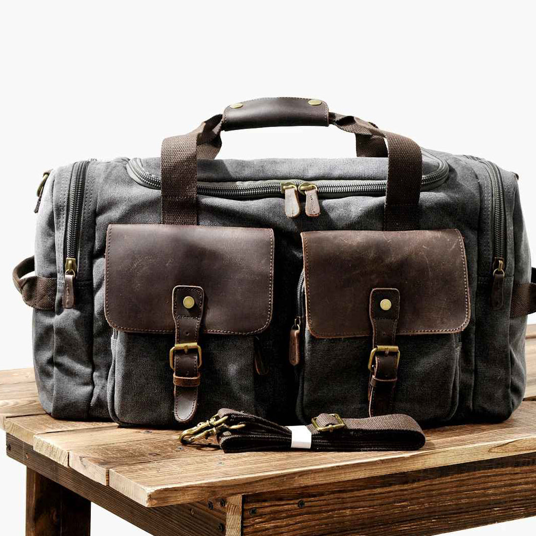 Vanguard Waxed Canvas & Leather Travel Duffle – 36.5L