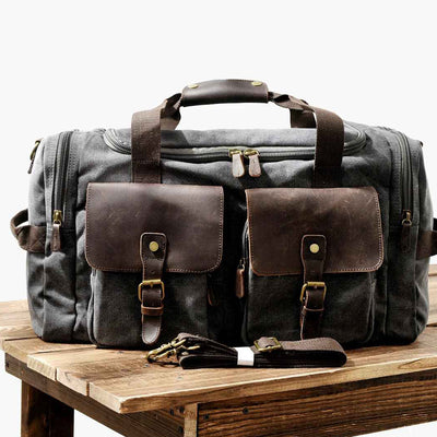Vanguard Waxed Canvas & Leather Travel Duffle – 36.5L