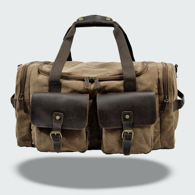 Vanguard Waxed Canvas & Leather Travel Duffle – 36.5L