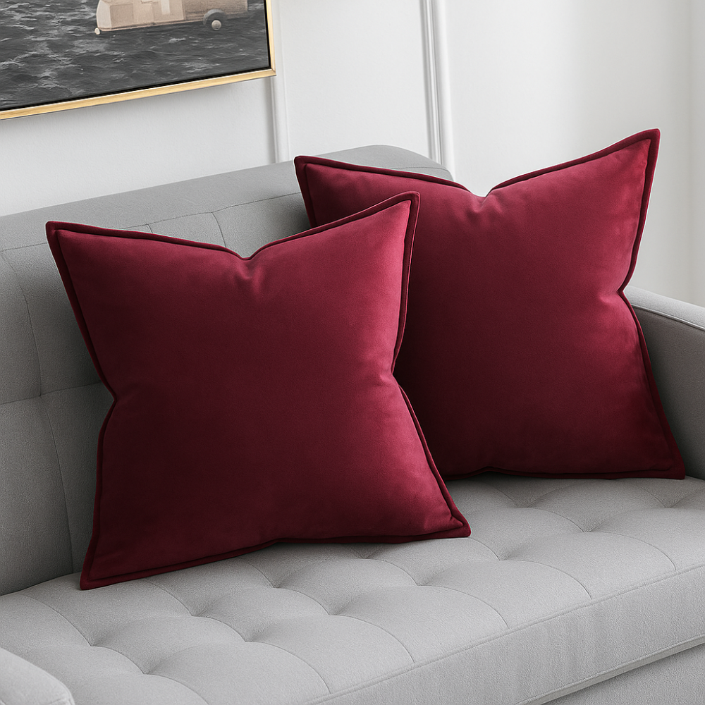 Velvet Decorative Cushion Cover – Soft Elegant Pillowcase