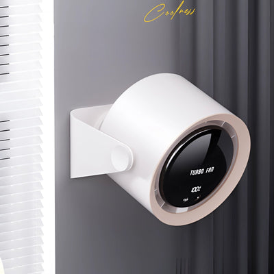 Turbo Blade-Free Fan with LED Display Quiet Cooling