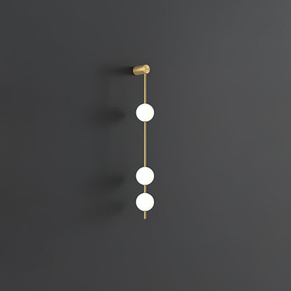 StreamGold – Modern Vertical Wall Lamp with Gold Accents