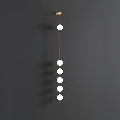 StreamGold – Modern Vertical Wall Lamp with Gold Accents