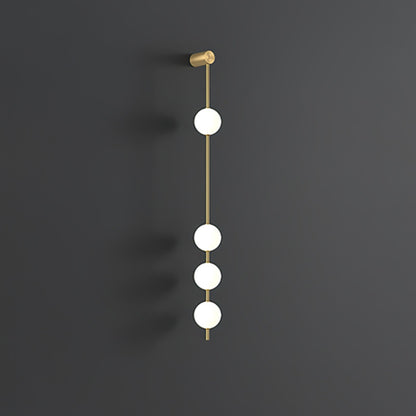StreamGold – Modern Vertical Wall Lamp with Gold Accents