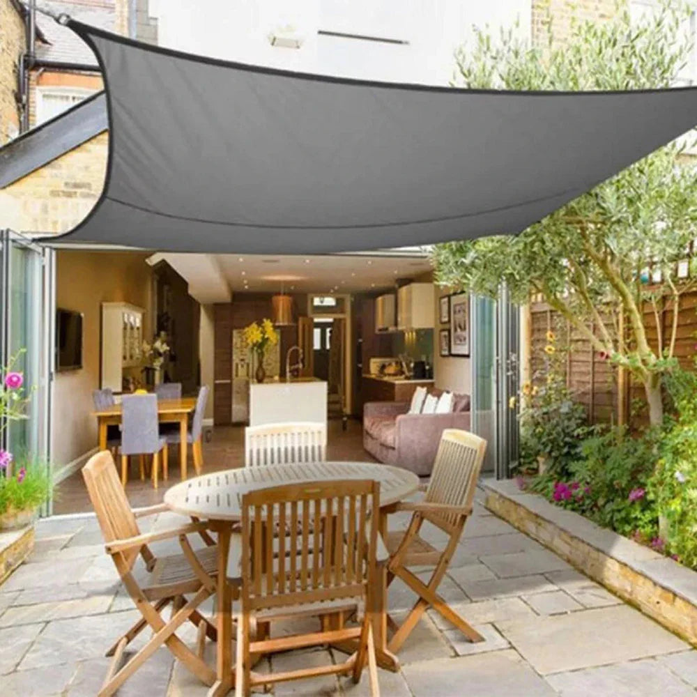 Water-Resistant Shade Sail Cloth for Balcony Garden Patio Cover