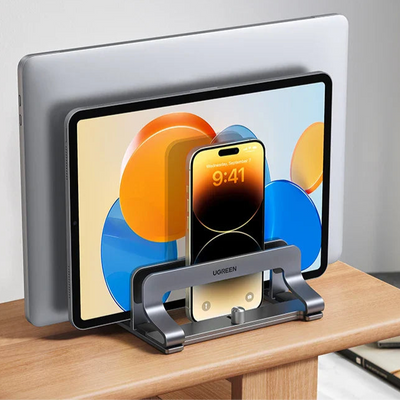 Foldable Aluminum Laptop Stand for 10–17” Devices