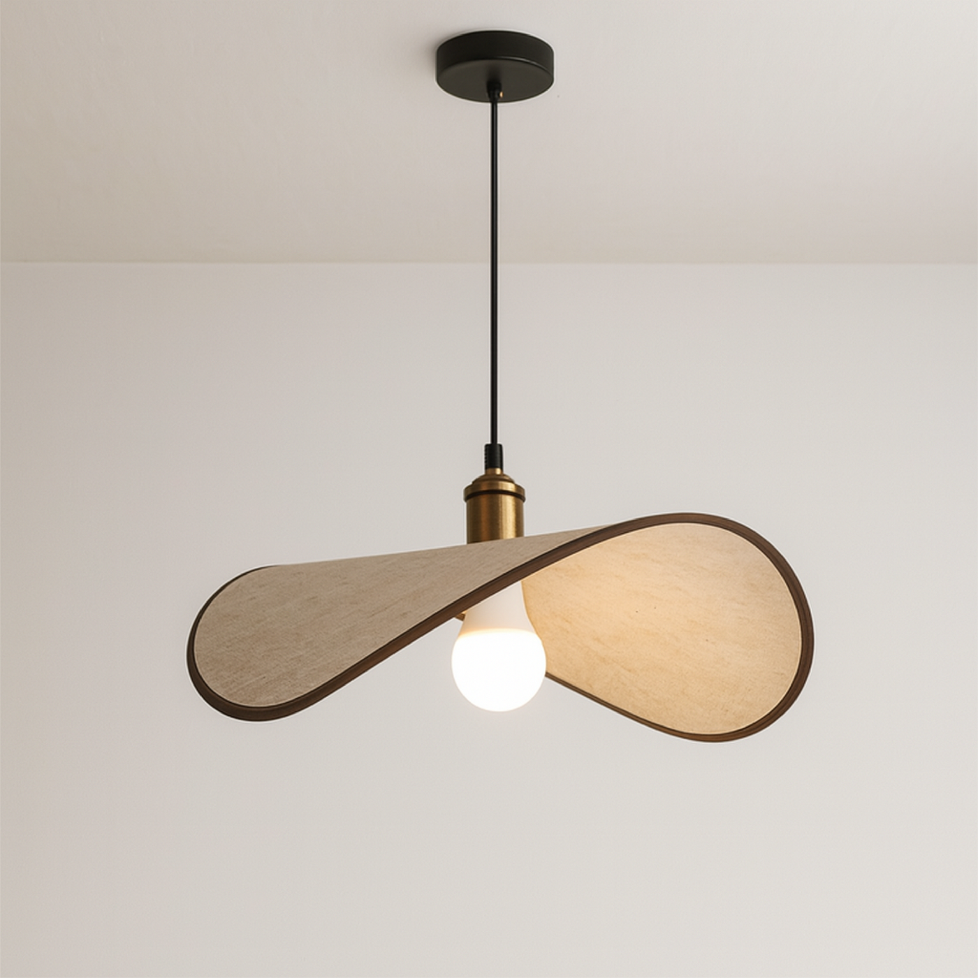 Wabi Sabi Flower Pendant Lamp for Modern Minimalist Interiors