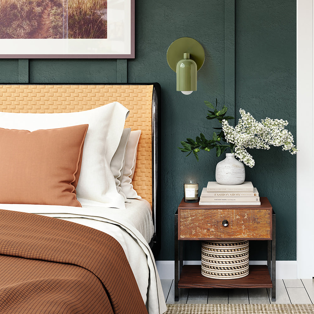 Modern Indoor Wall Lamp with Glass Shade – Minimalist Design