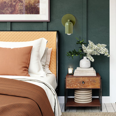 Modern Indoor Wall Lamp with Glass Shade – Minimalist Design