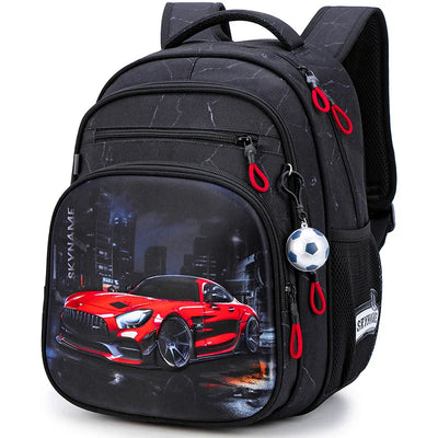 Waterproof Backpack for Boys 7+ – Lightweight School Bag (30x40 cm)