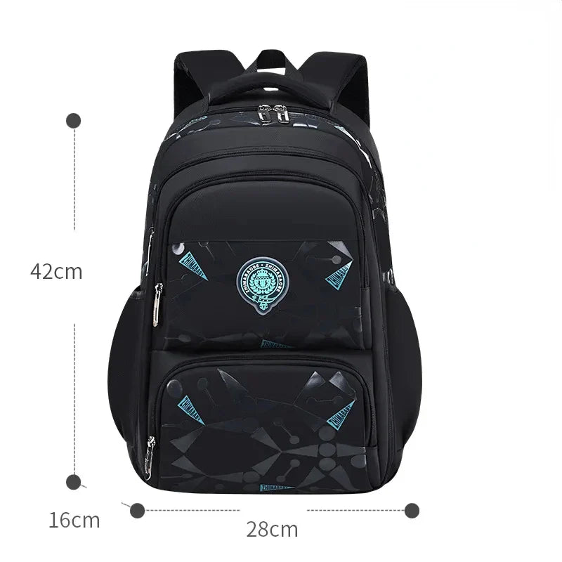 Waterproof Ergonomic Backpack for Kids (Grades 3–6) – Unisex & Lightweight