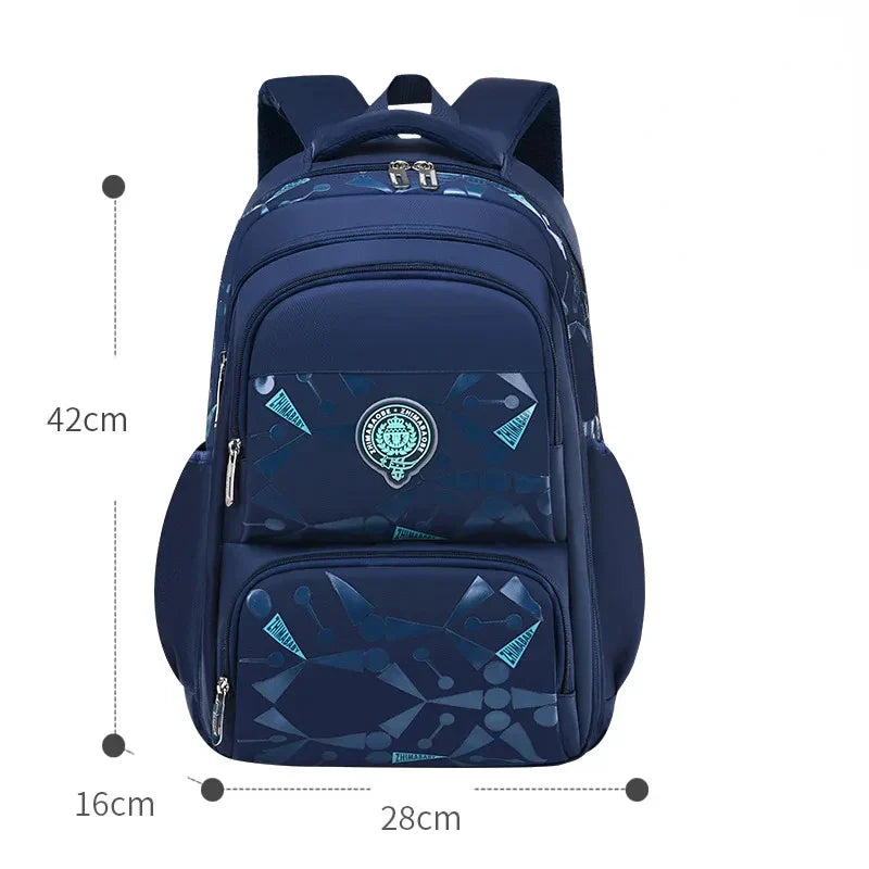Waterproof Ergonomic Backpack for Kids (Grades 3–6) – Unisex & Lightweight