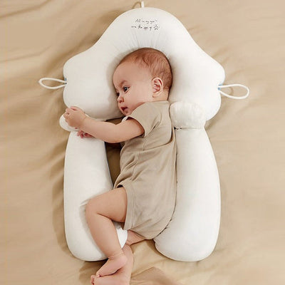 Adjustable Newborn Cushion with Anti-Roll & Flat Head Support (0–12 Months)