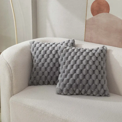 Soft Plush Decorative Pillow with Washable Cover