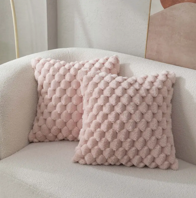 Soft Plush Decorative Pillow with Washable Cover