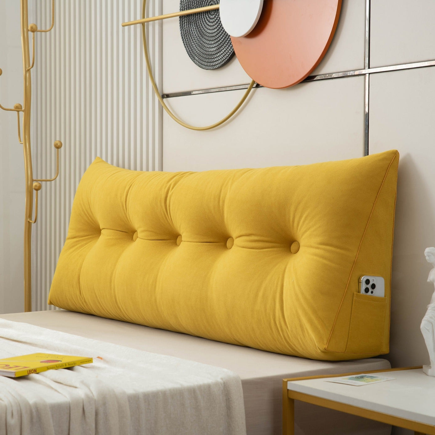 Ergonomic Wedge Pillow with Washable Cover