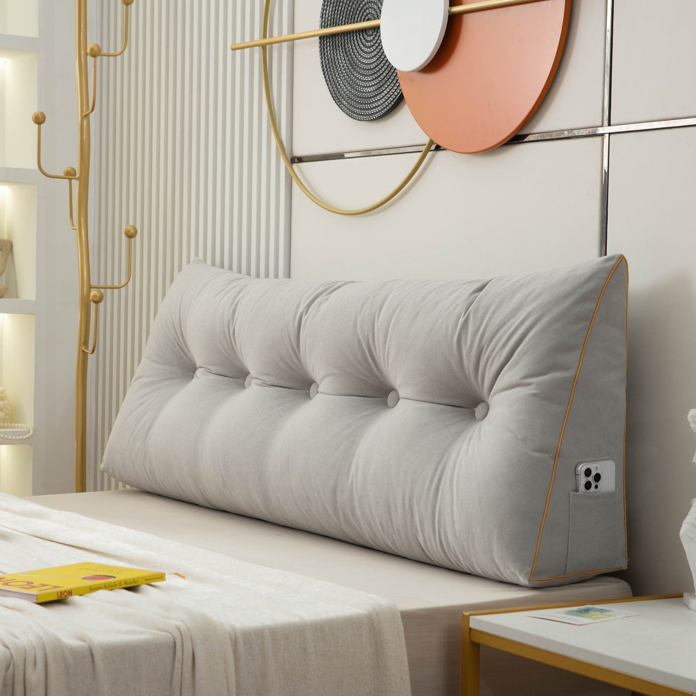 Ergonomic Wedge Pillow with Washable Cover