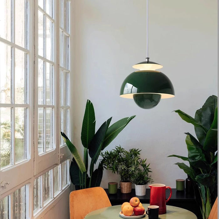 Modern Metal Bud Hanging Light – Danish Design