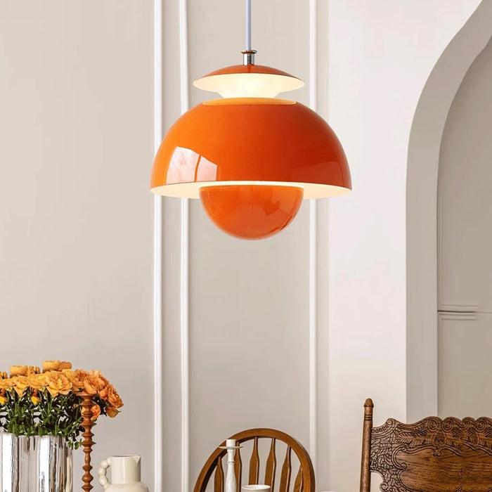 Modern Metal Bud Hanging Light – Danish Design