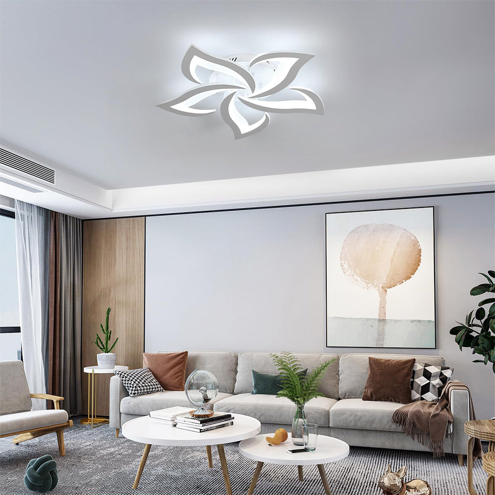Modern Flower-Shaped LED Ceiling Light for Home Décor