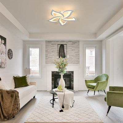 Modern Flower-Shaped LED Ceiling Light for Home Décor