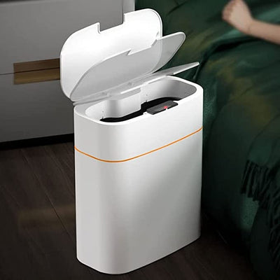 13L Smart Trash Can with Infrared Sensor and Lid