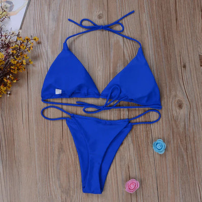 Trendy Women’s Bikini Set with Stretch Fabric – Elena