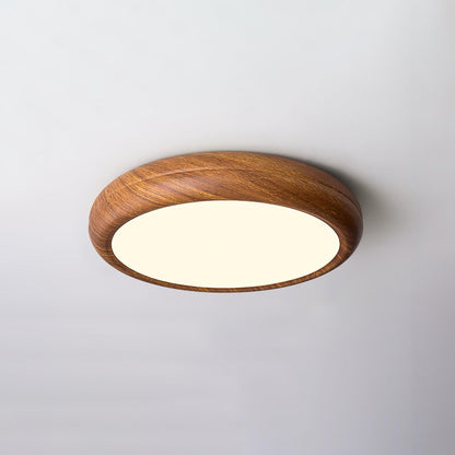 Wood Classic Round Ceiling Light