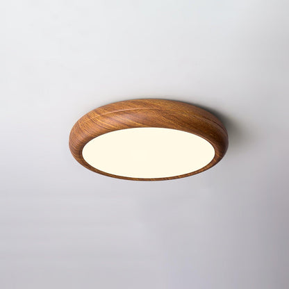 Wood Classic Round Ceiling Light