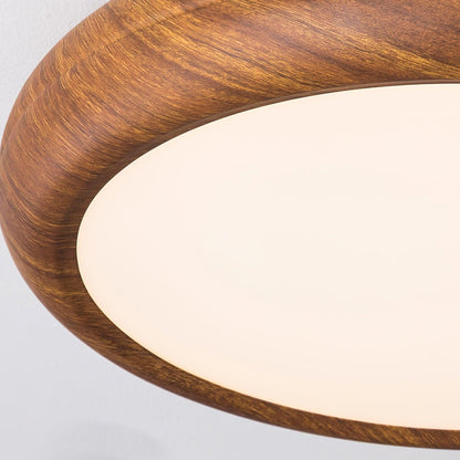 Wood Classic Round Ceiling Light