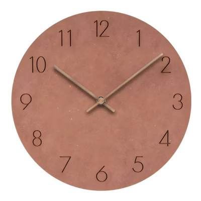 Modern Silent Wooden Wall Clock – Minimalist Design