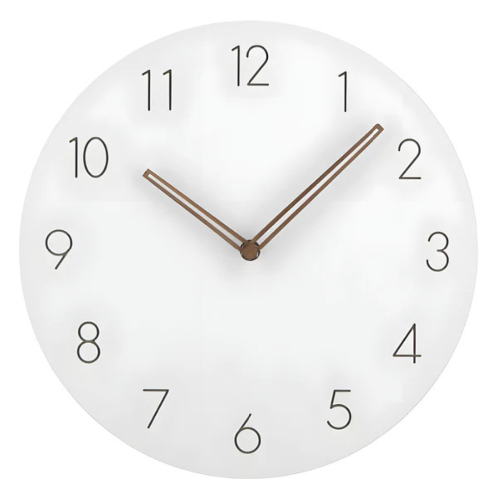 Modern Silent Wooden Wall Clock – Minimalist Design