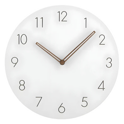 Modern Silent Wooden Wall Clock – Minimalist Design